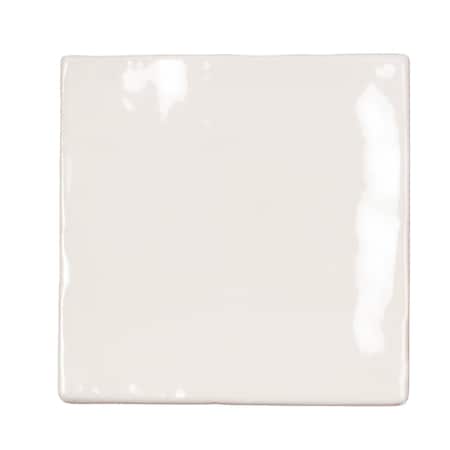 Apollo Tile Silken 3.94 in. x 3.94 in. Glossy White Ceramic Square Wall and Floor Tile (6.46 sq. ft./case) (60-pack) CRE88WHT44A
